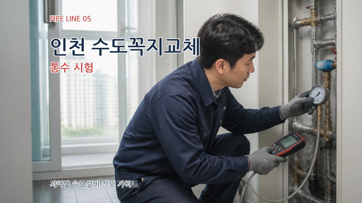 인천 수도꼭지교체 통수 시험