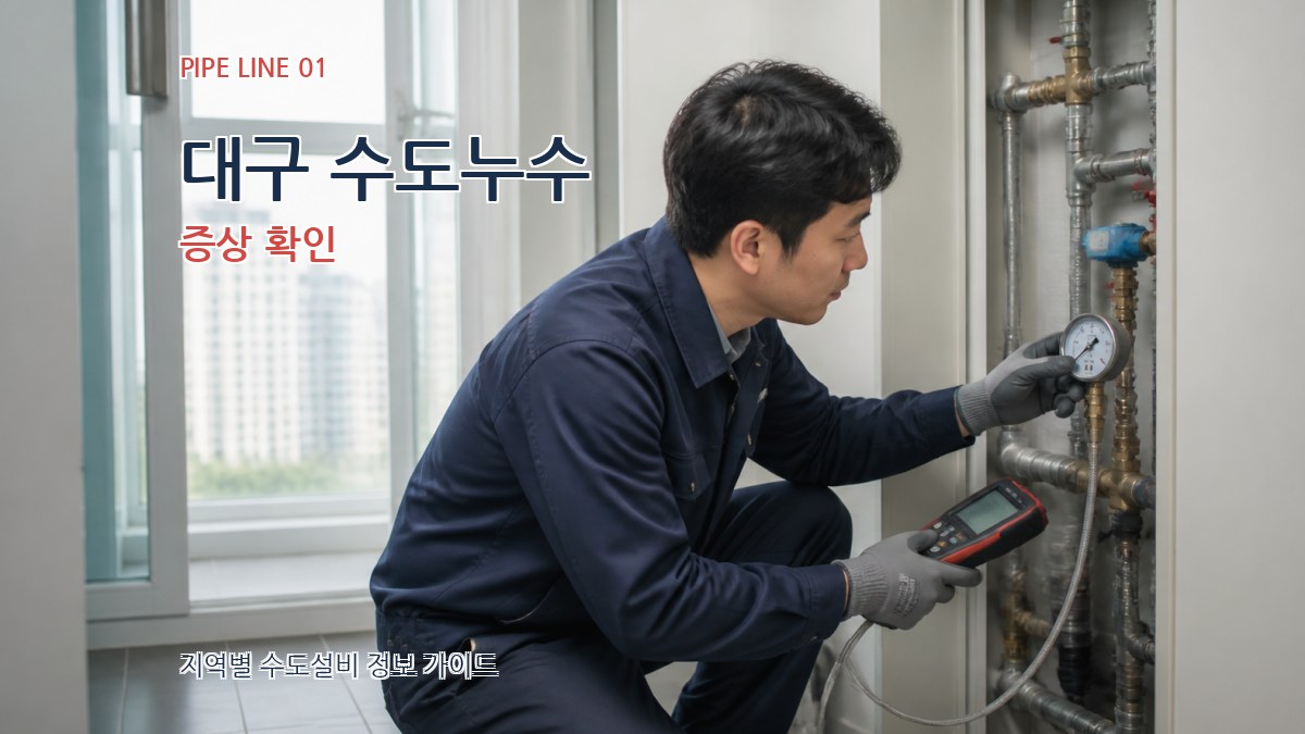 대구 수도누수