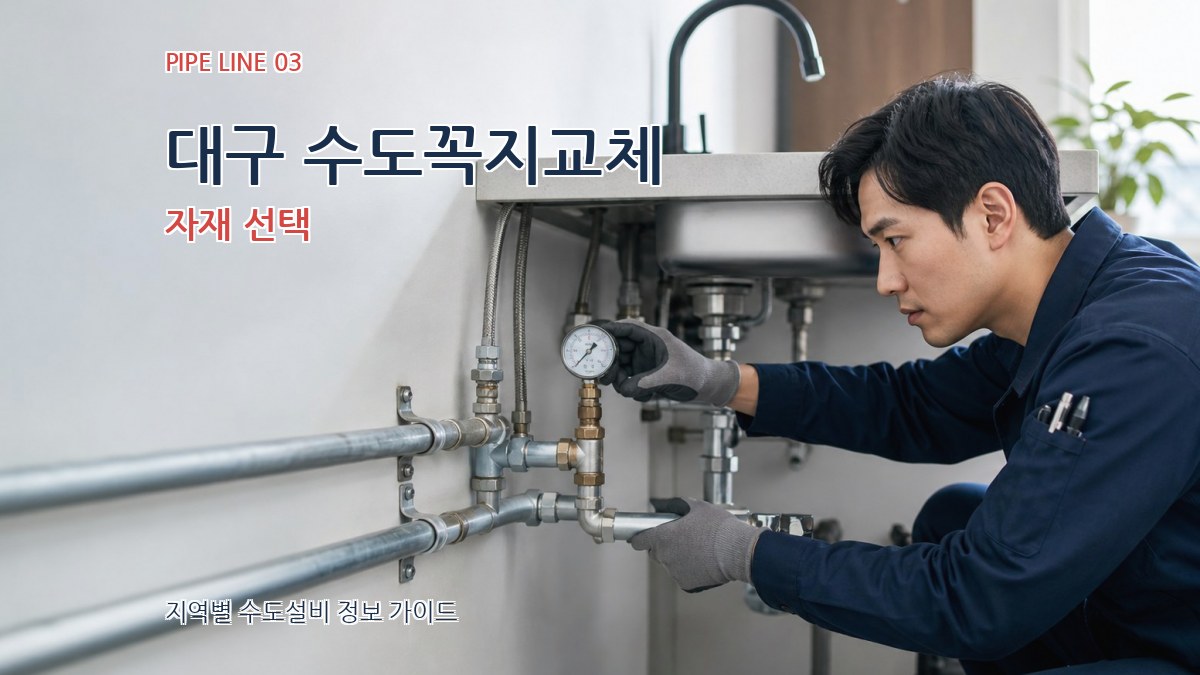 대구 수도꼭지교체 자재 선택