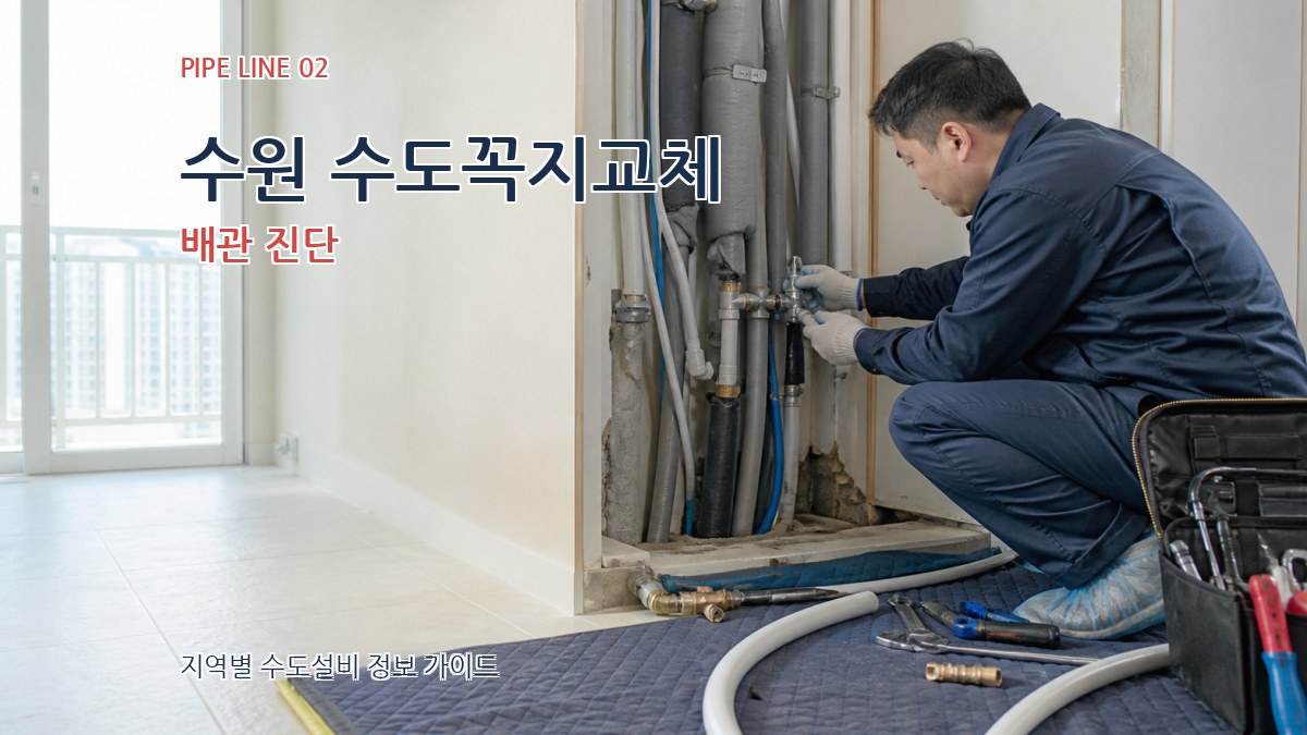 수원 수도꼭지교체 배관 진단
