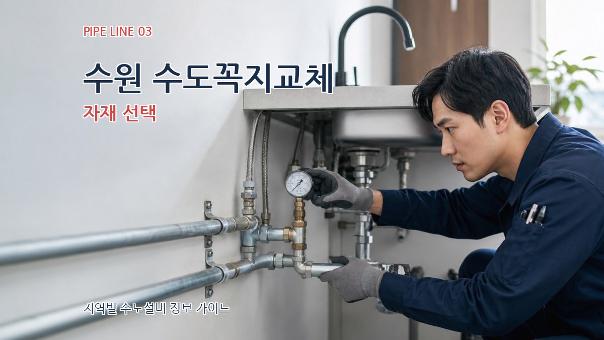 수원 수도꼭지교체 자재 선택