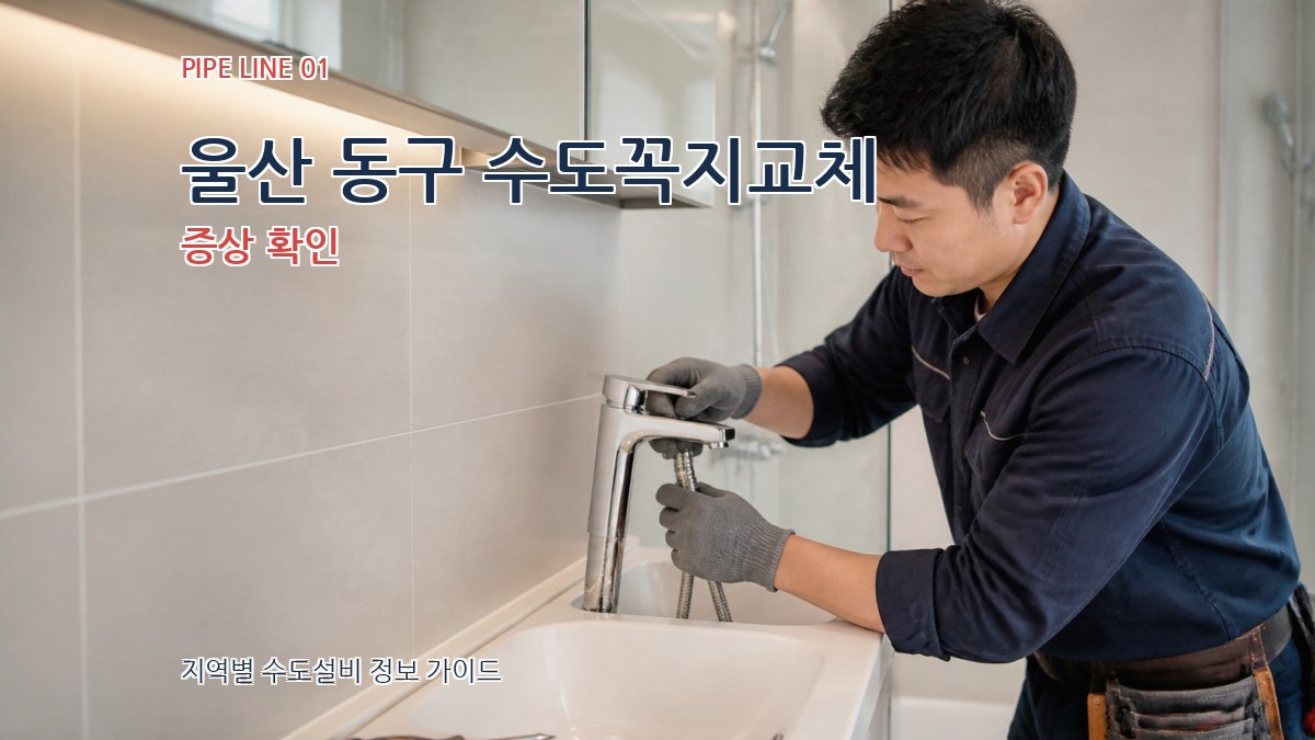 울산 동구 수도꼭지교체