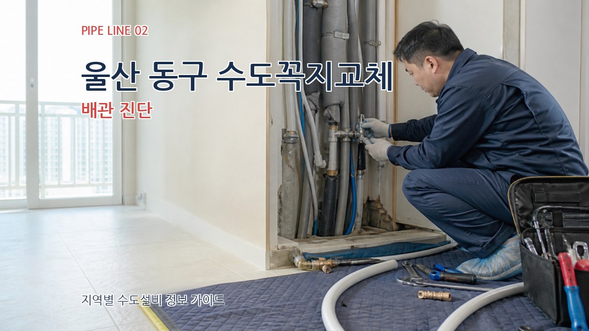 울산 동구 수도꼭지교체 배관 진단