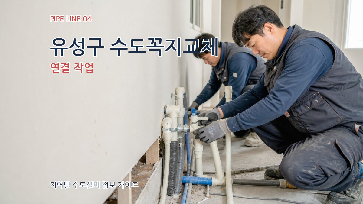 유성구 수도꼭지교체 연결 작업