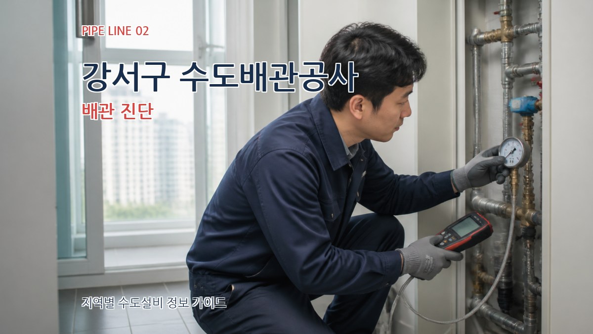 강서구 수도배관공사 배관 진단