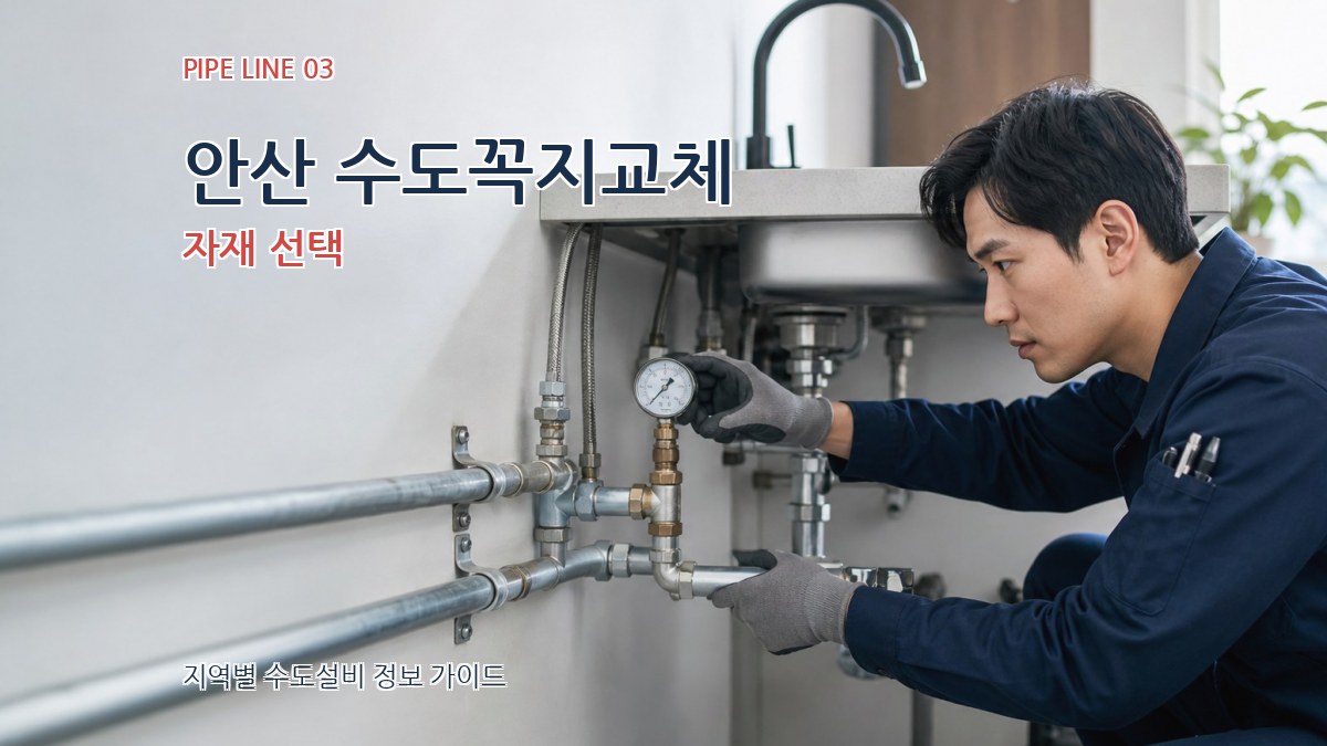 안산 수도꼭지교체 자재 선택