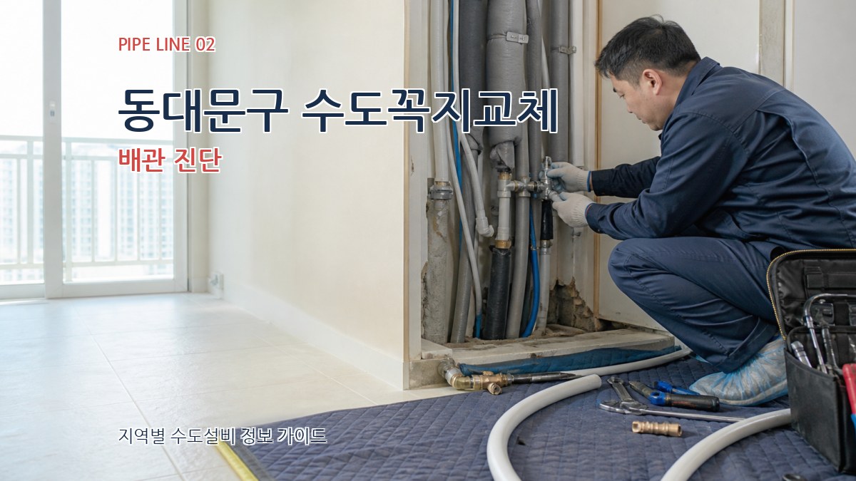 동대문구 수도꼭지교체 배관 진단