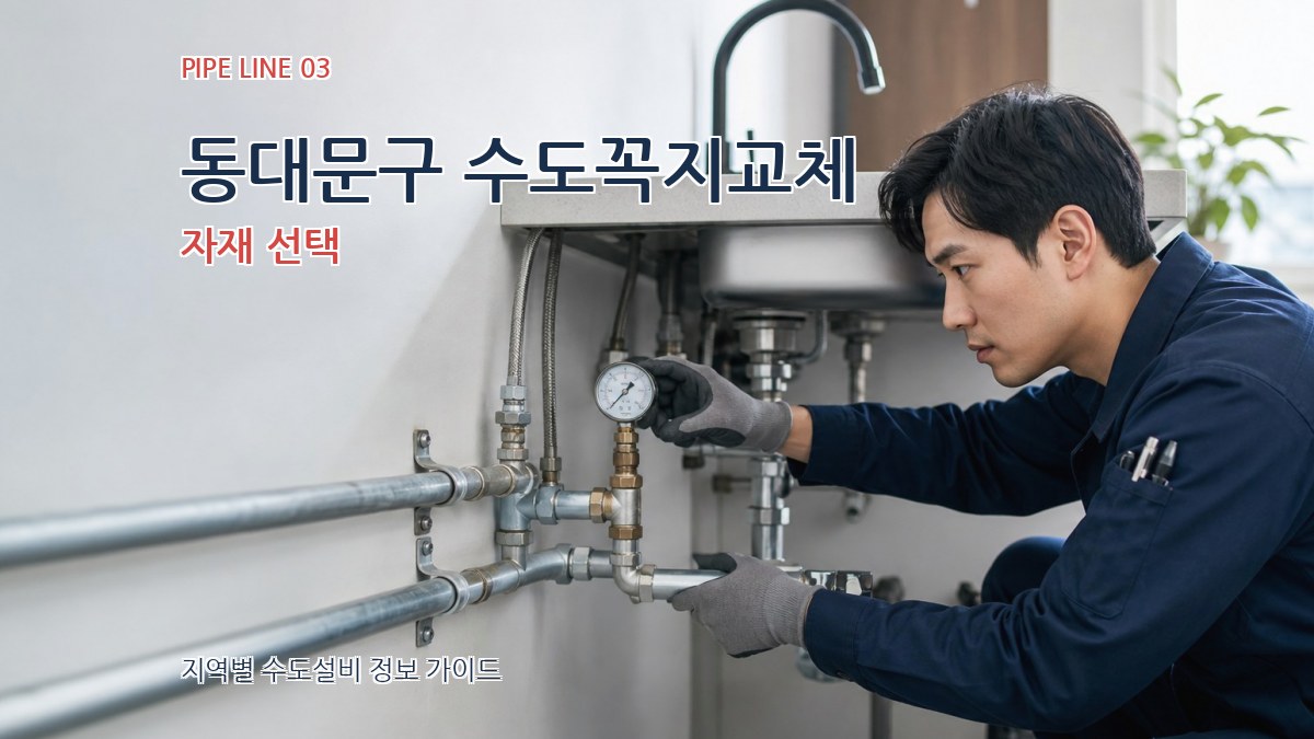 동대문구 수도꼭지교체 자재 선택