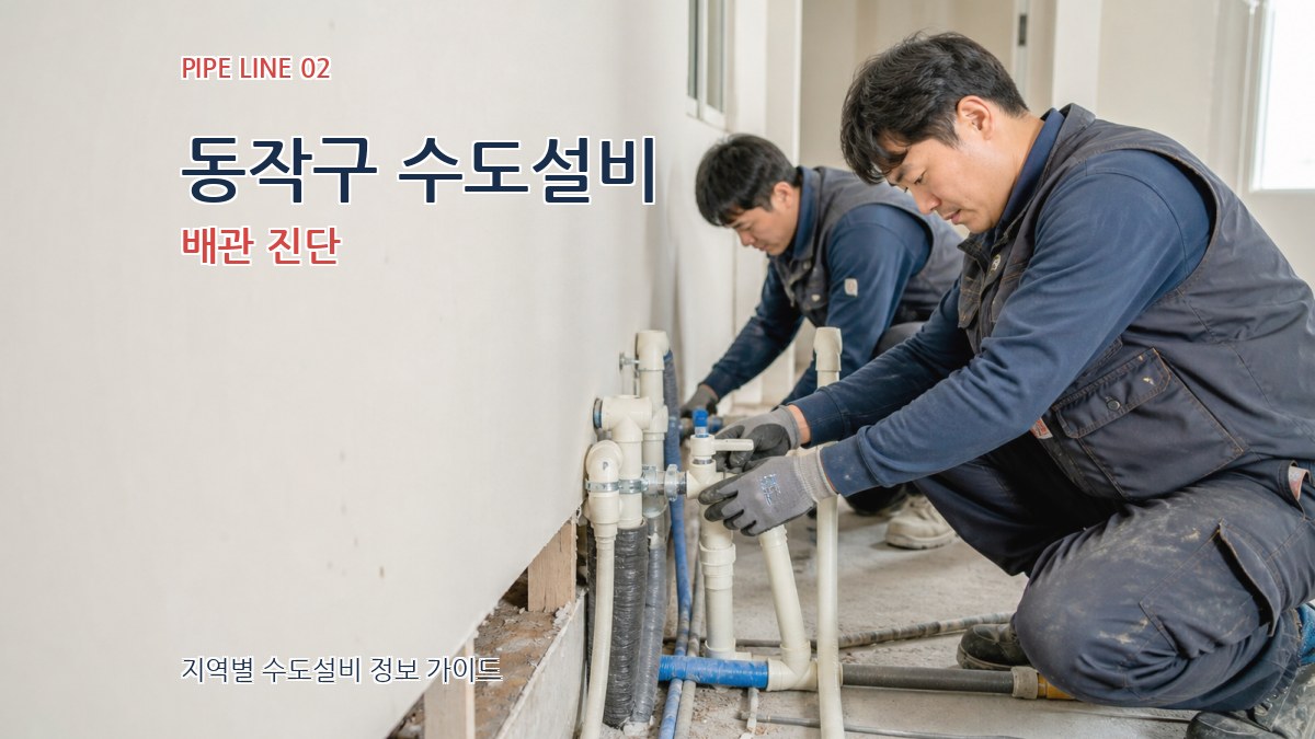 동작구 수도설비 배관 진단