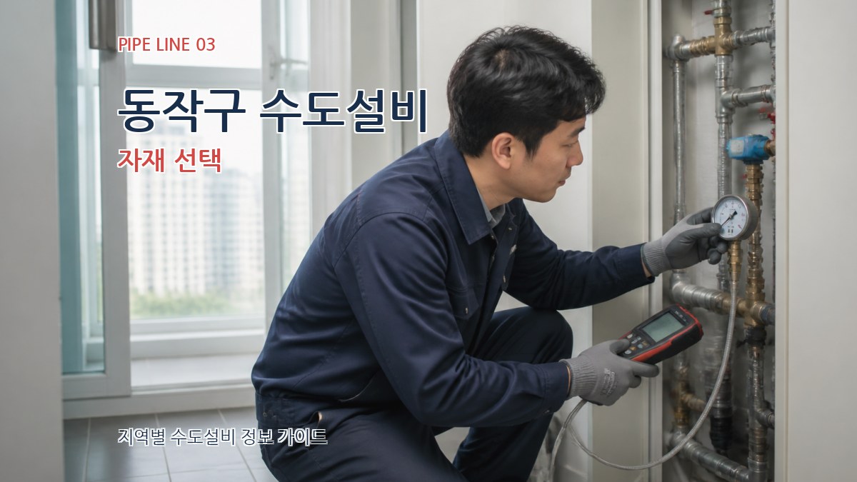 동작구 수도설비 자재 선택