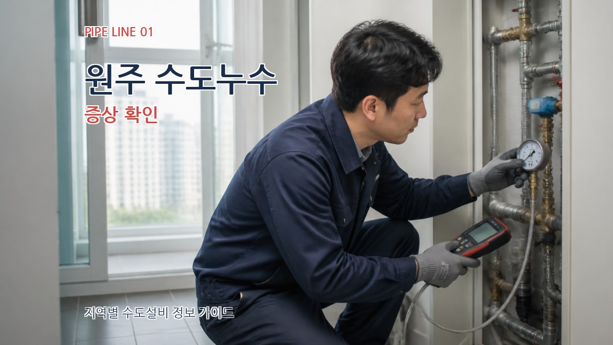 원주 수도누수