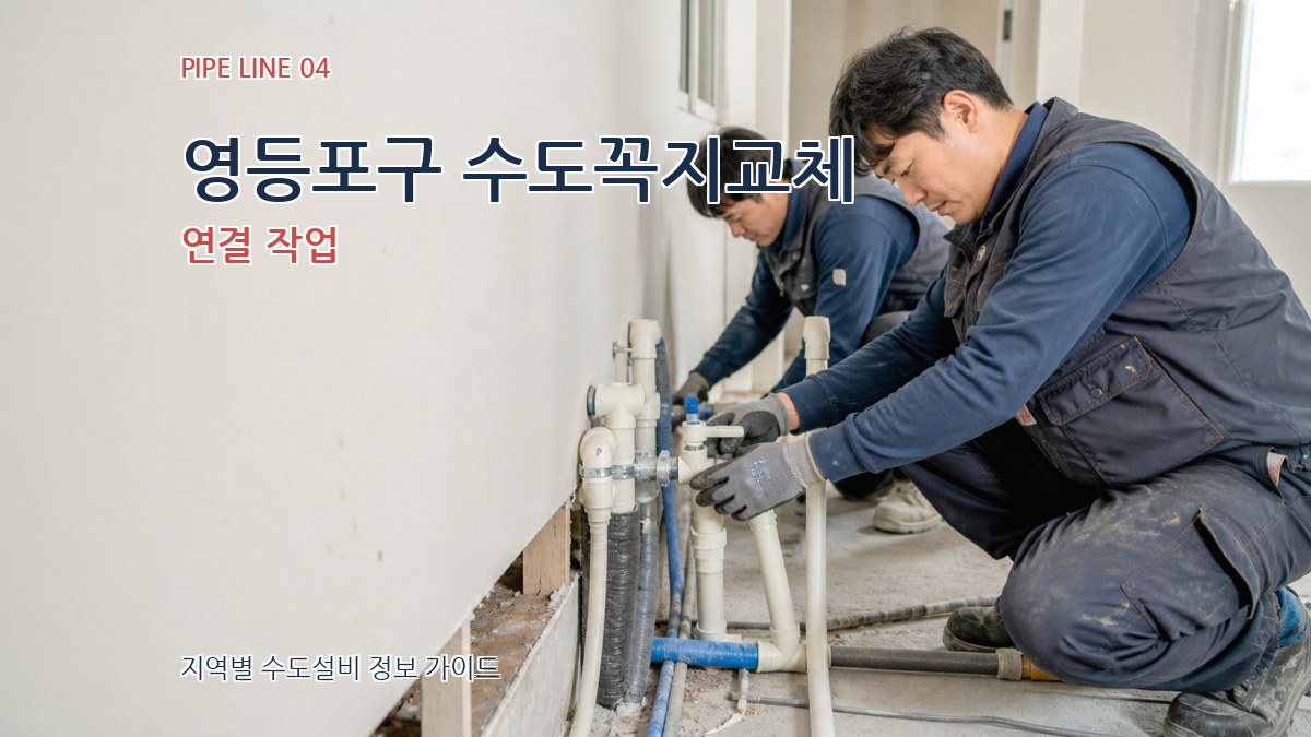 영등포구 수도꼭지교체 연결 작업