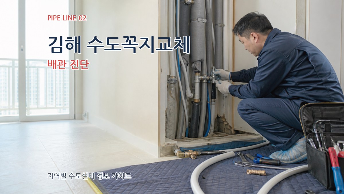 김해 수도꼭지교체 배관 진단