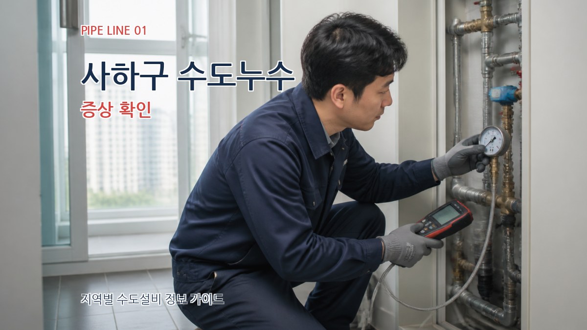 사하구 수도누수