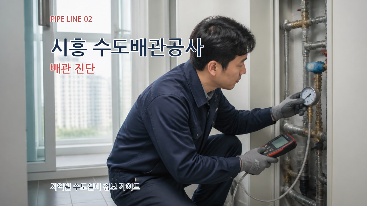 시흥 수도배관공사 배관 진단