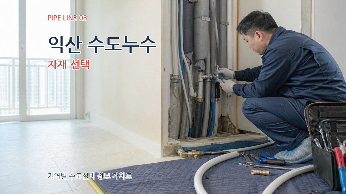 익산 수도누수 자재 선택
