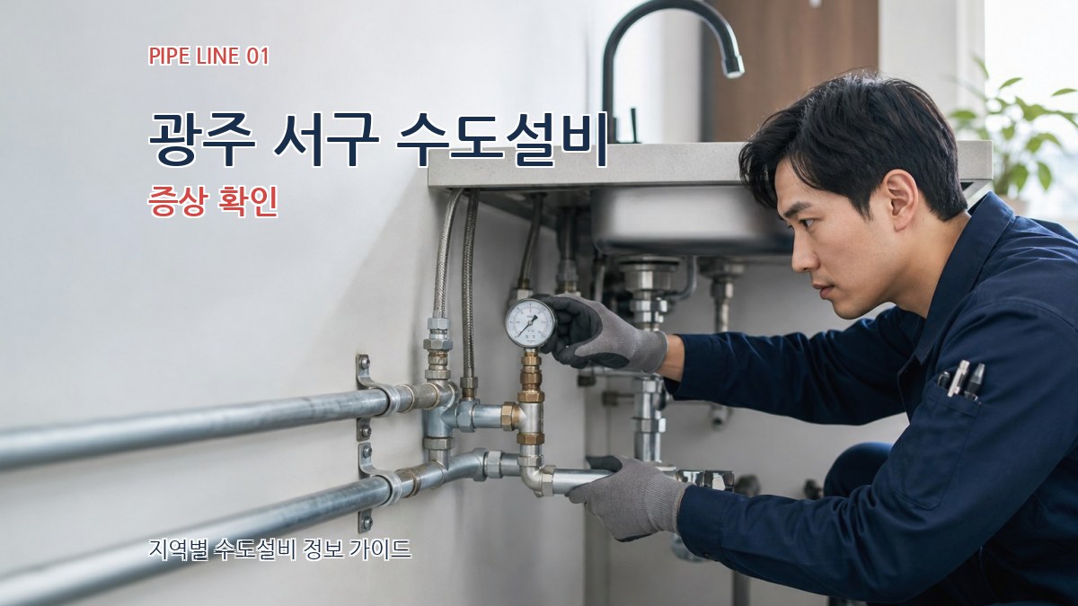 광주 서구 수도설비