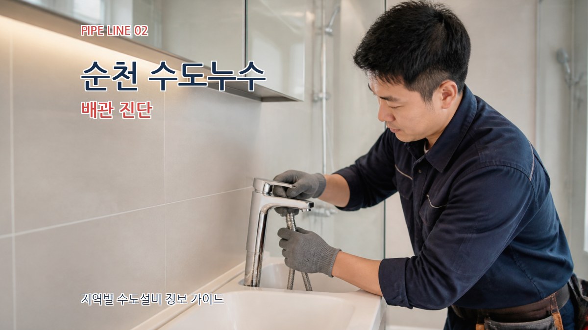 순천 수도누수 배관 진단