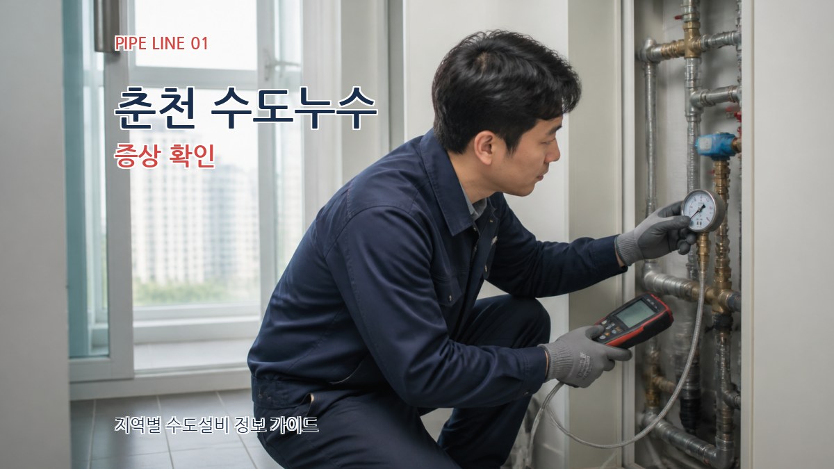 춘천 수도누수