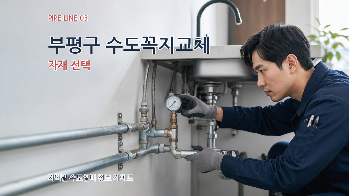부평구 수도꼭지교체 자재 선택