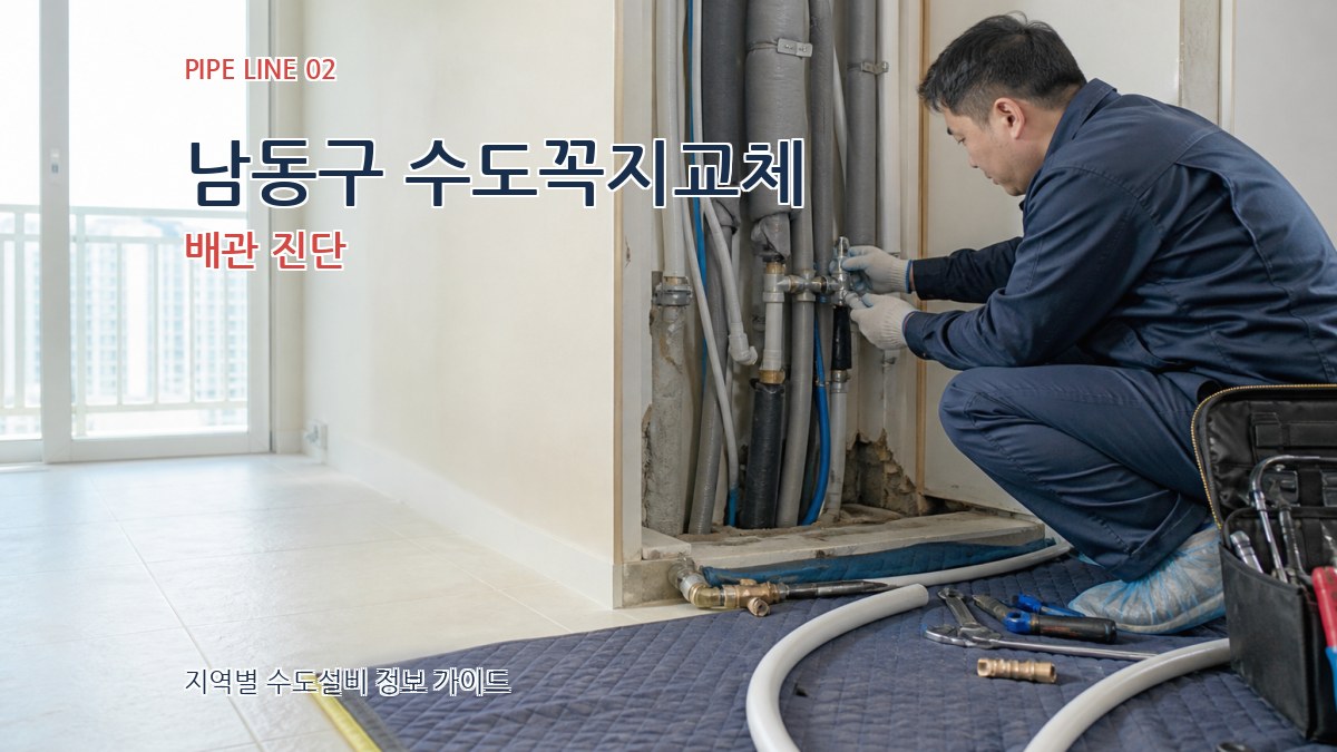 남동구 수도꼭지교체 배관 진단