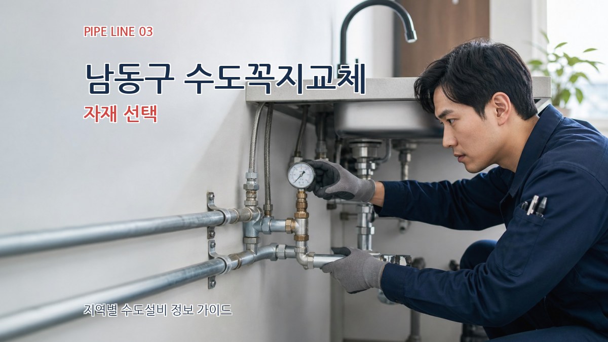 남동구 수도꼭지교체 자재 선택
