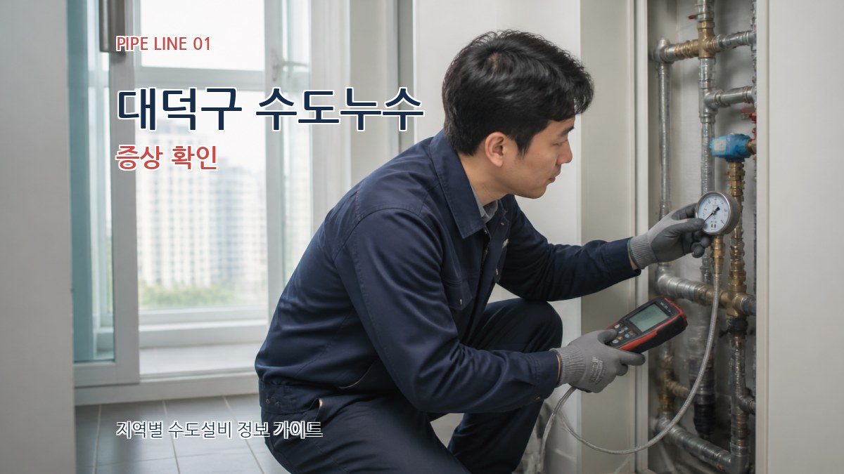 대덕구 수도누수