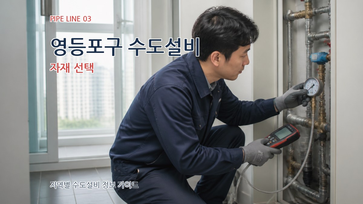 영등포구 수도설비 자재 선택
