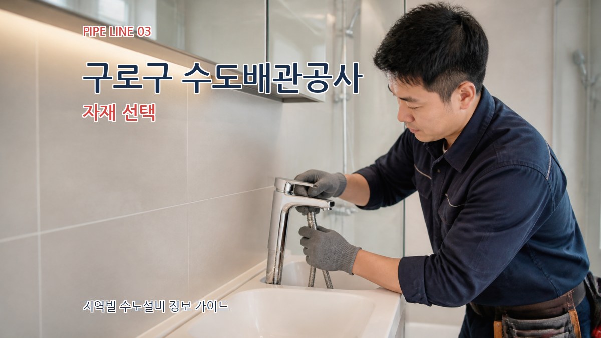 구로구 수도배관공사 자재 선택