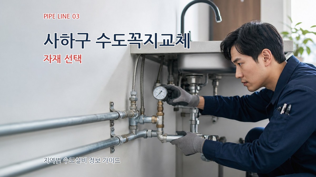 사하구 수도꼭지교체 자재 선택