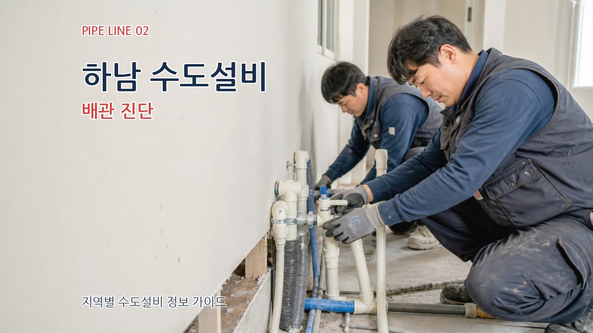 하남 수도설비 배관 진단