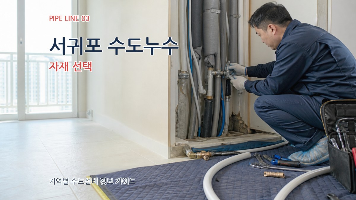 서귀포 수도누수 자재 선택