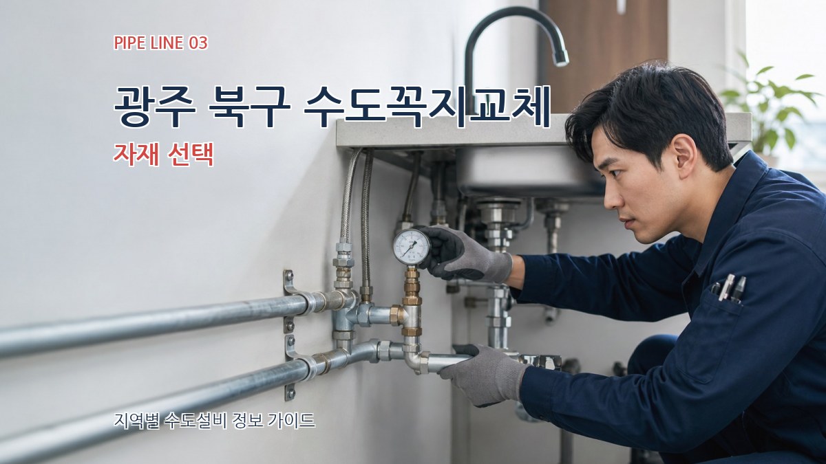 광주 북구 수도꼭지교체 자재 선택