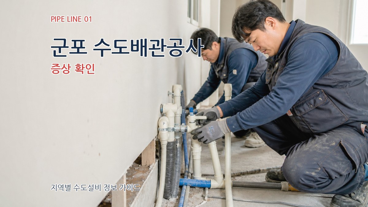 군포 수도배관공사