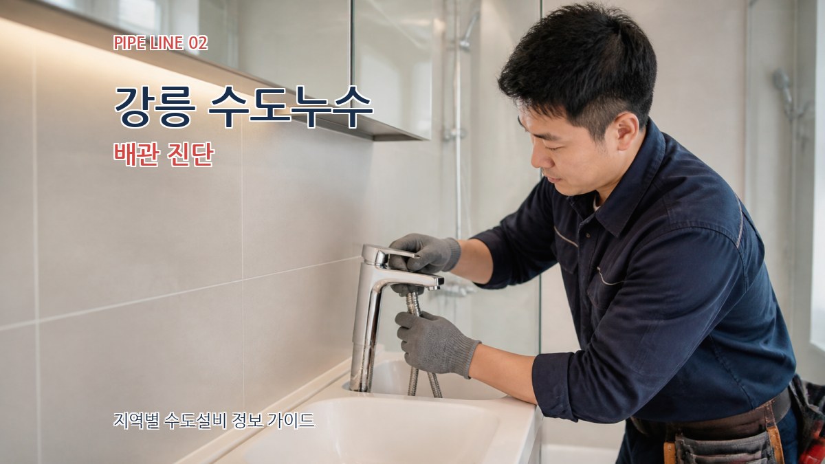 강릉 수도누수 배관 진단