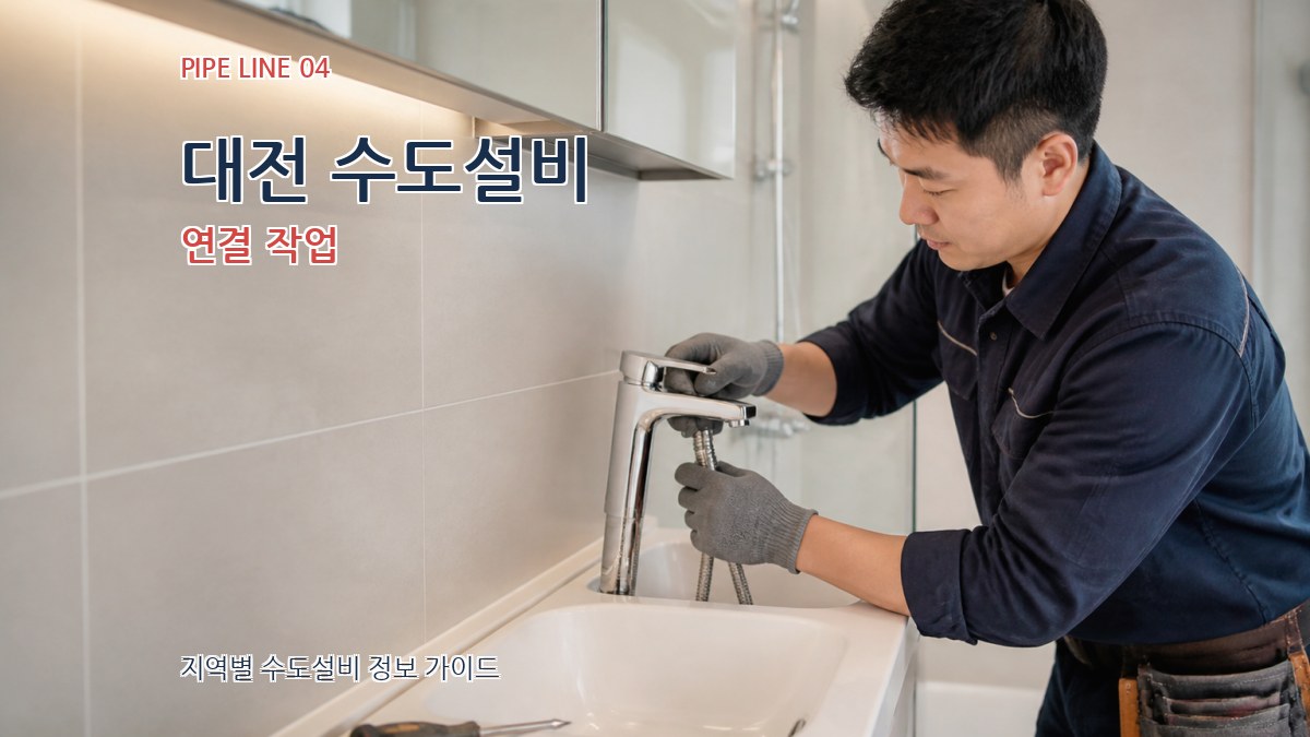 대전 수도설비 연결 작업