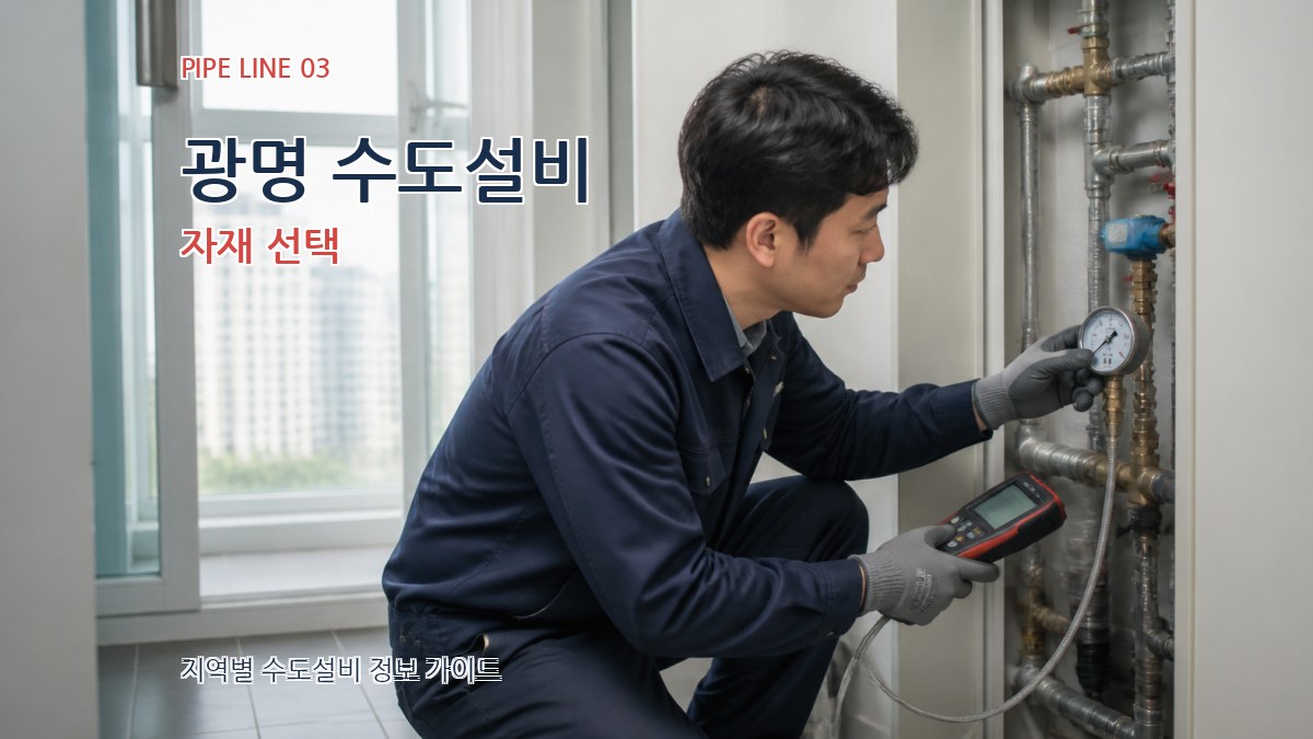 광명 수도설비 자재 선택