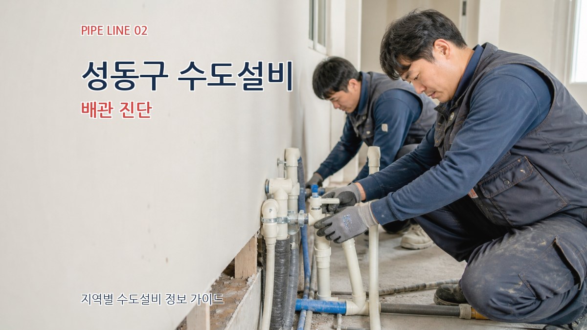 성동구 수도설비 배관 진단