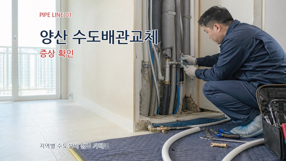 양산 수도배관교체