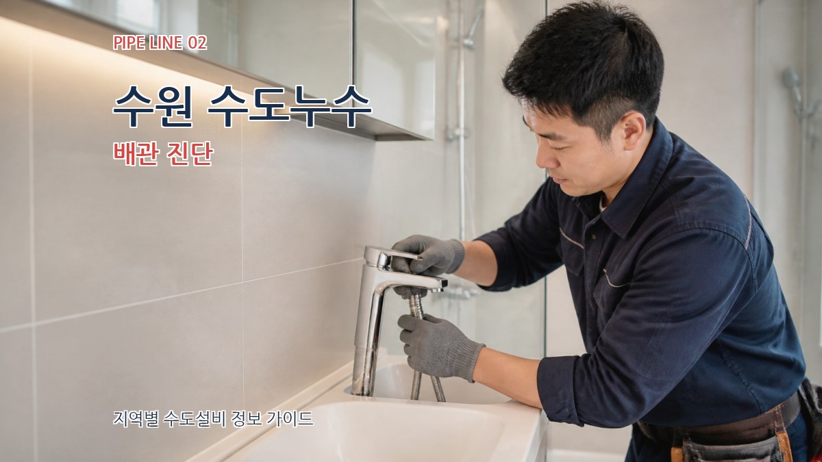 수원 수도누수 배관 진단