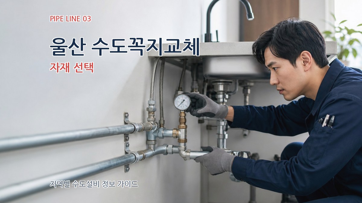 울산 수도꼭지교체 자재 선택