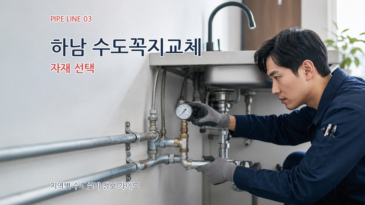 하남 수도꼭지교체 자재 선택