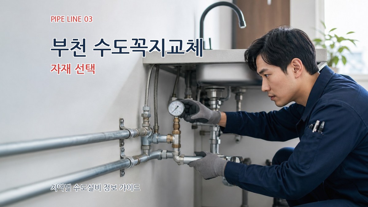 부천 수도꼭지교체 자재 선택