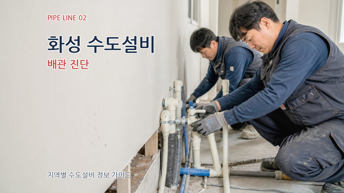 화성 수도설비 배관 진단
