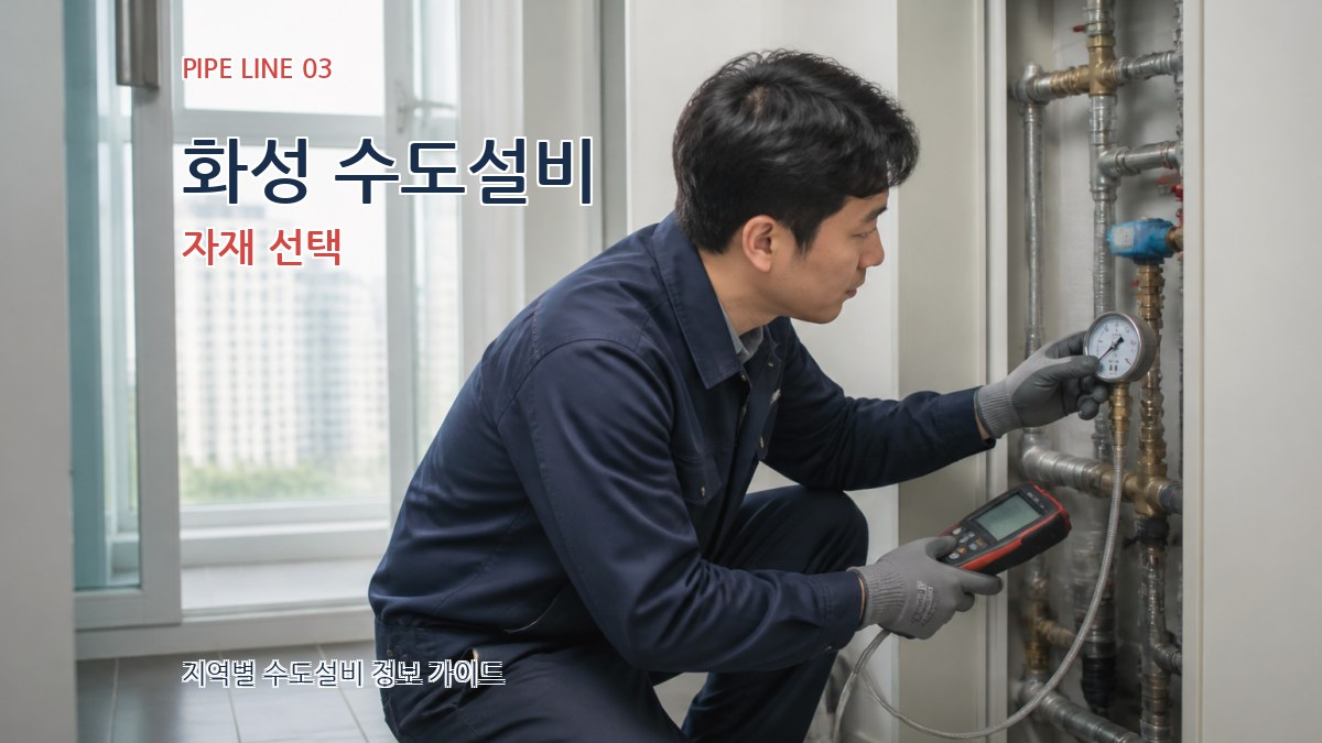 화성 수도설비 자재 선택
