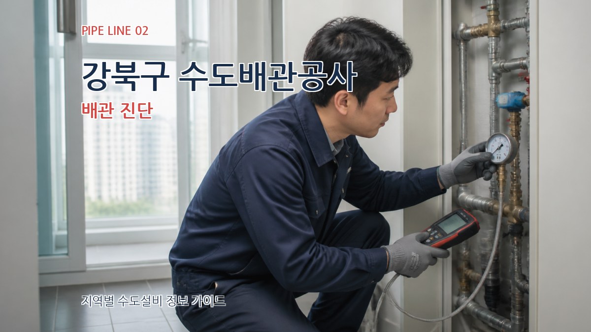 강북구 수도배관공사 배관 진단