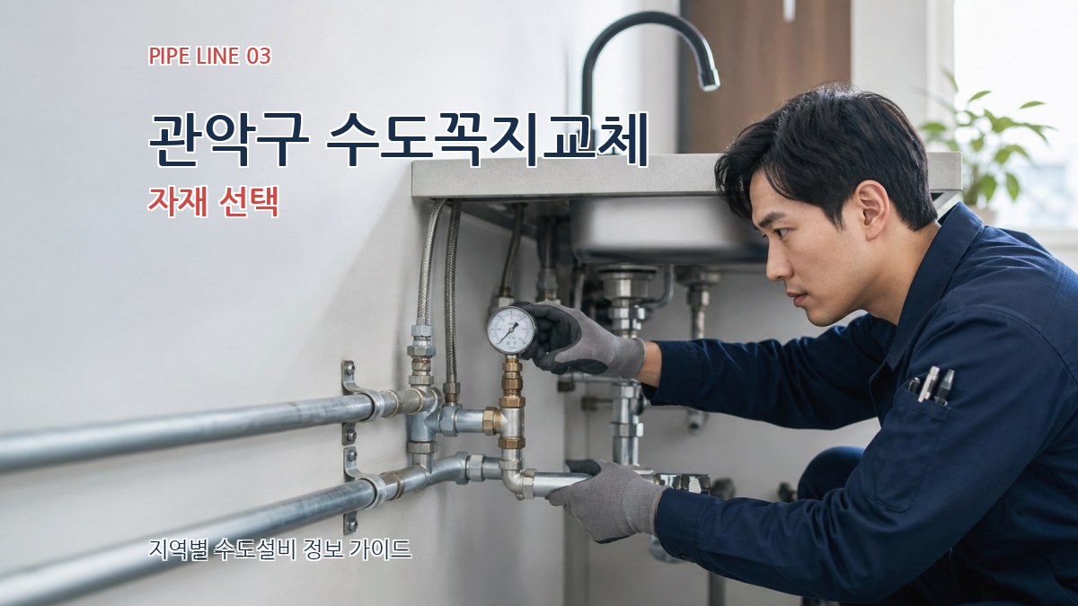 관악구 수도꼭지교체 자재 선택