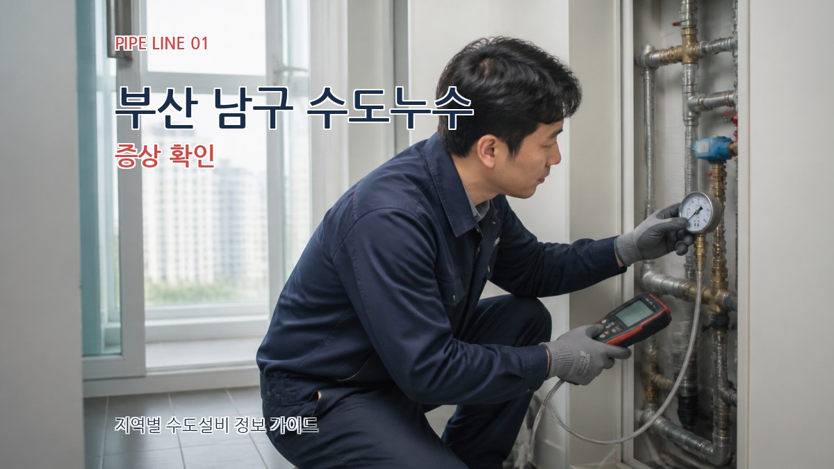 부산 남구 수도누수