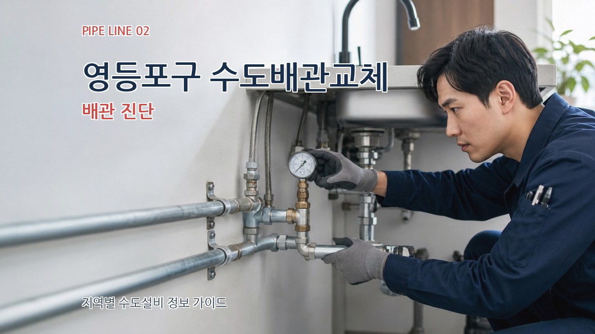 영등포구 수도배관교체 배관 진단