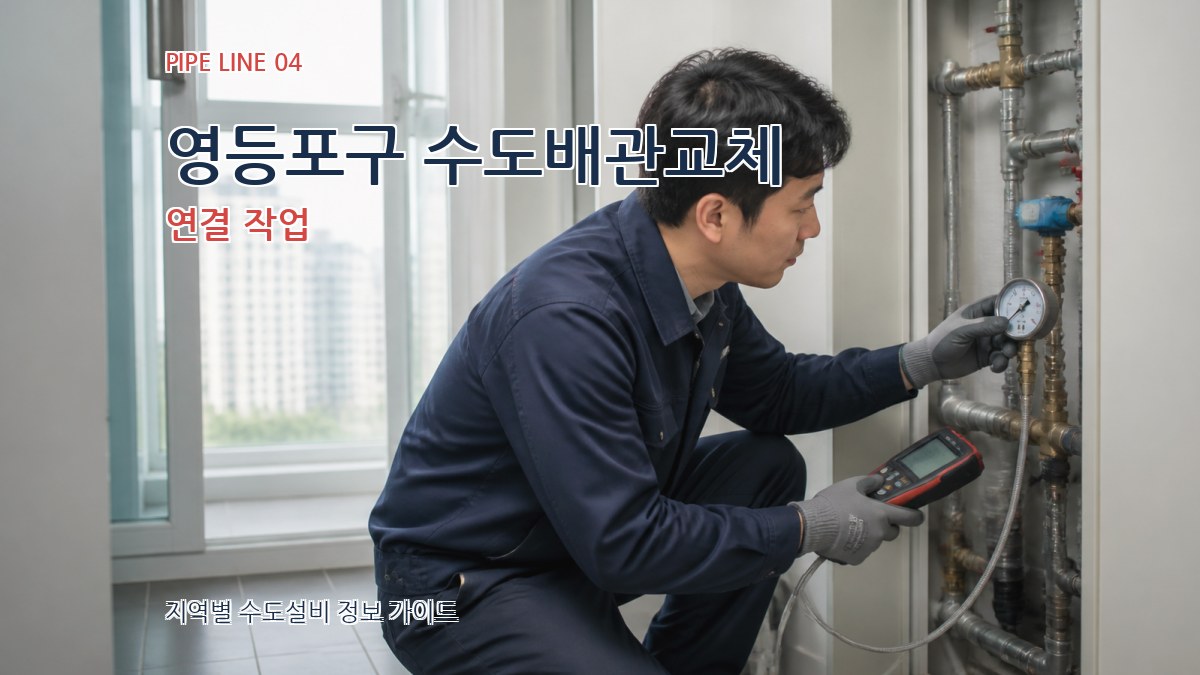 영등포구 수도배관교체 연결 작업